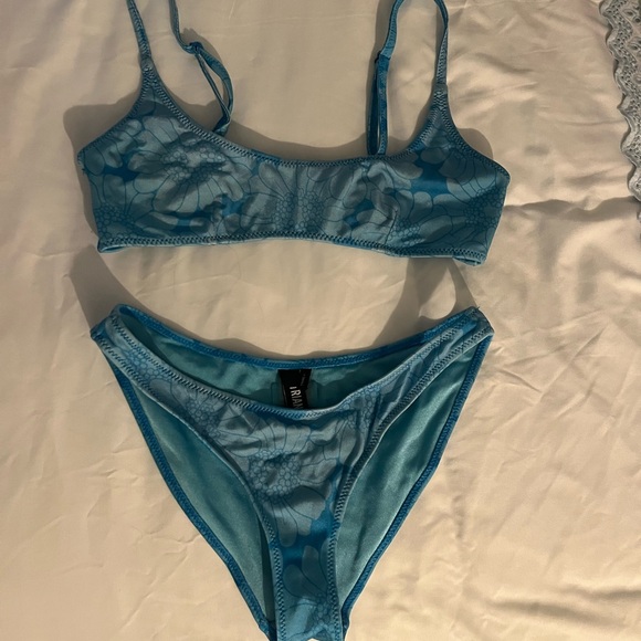 Triangl Swimwear Blue Bikini Set xs - Picture 2 of 4